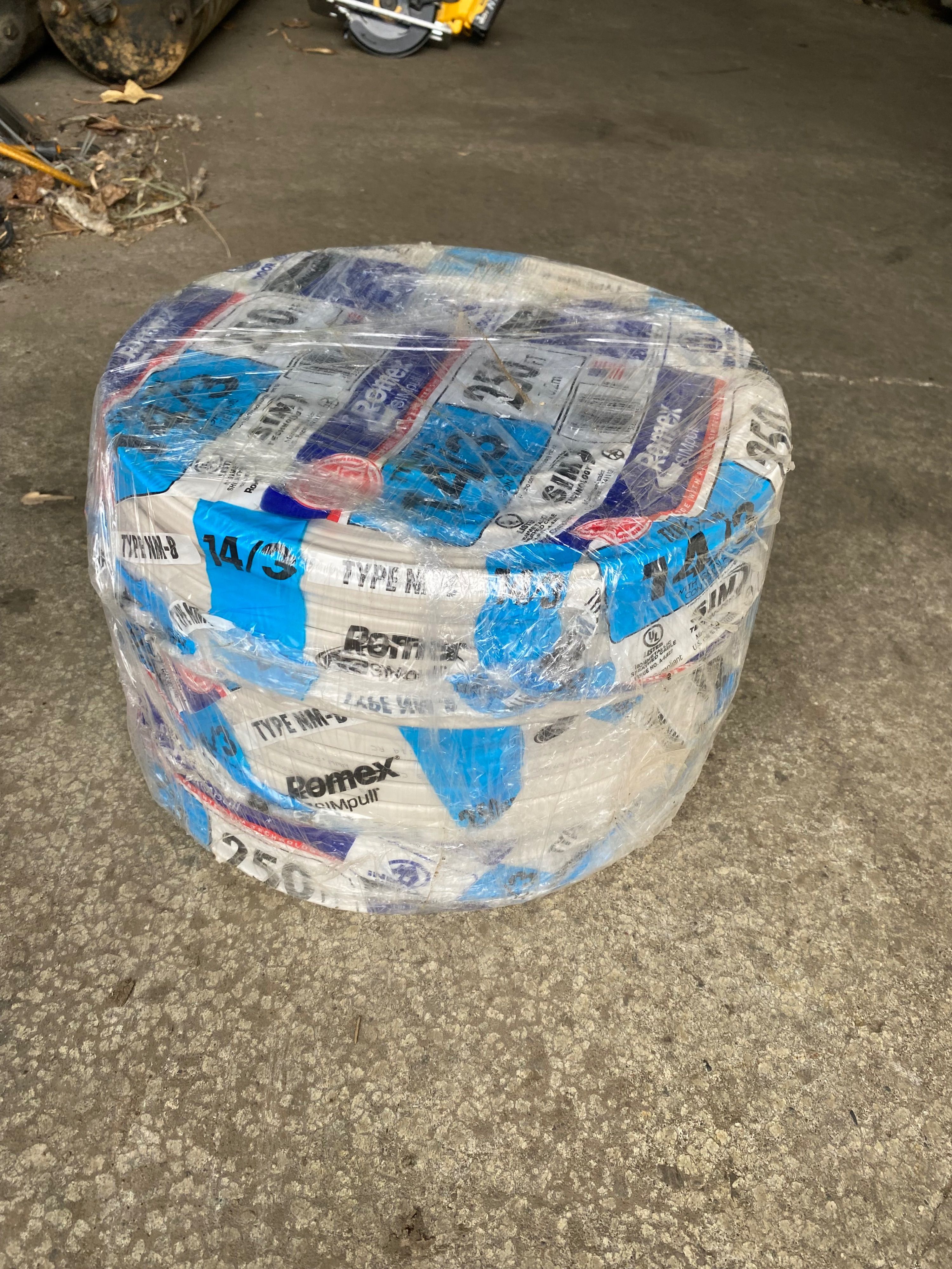 750 Feet of New 14/3 Romex Wire, Palmer