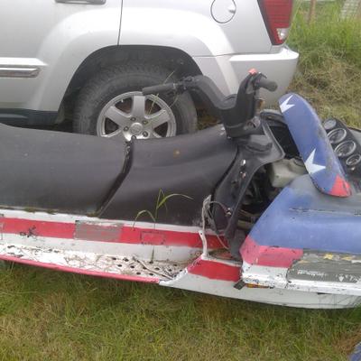 Free Arctic Cat Snow Machine, Former Racer