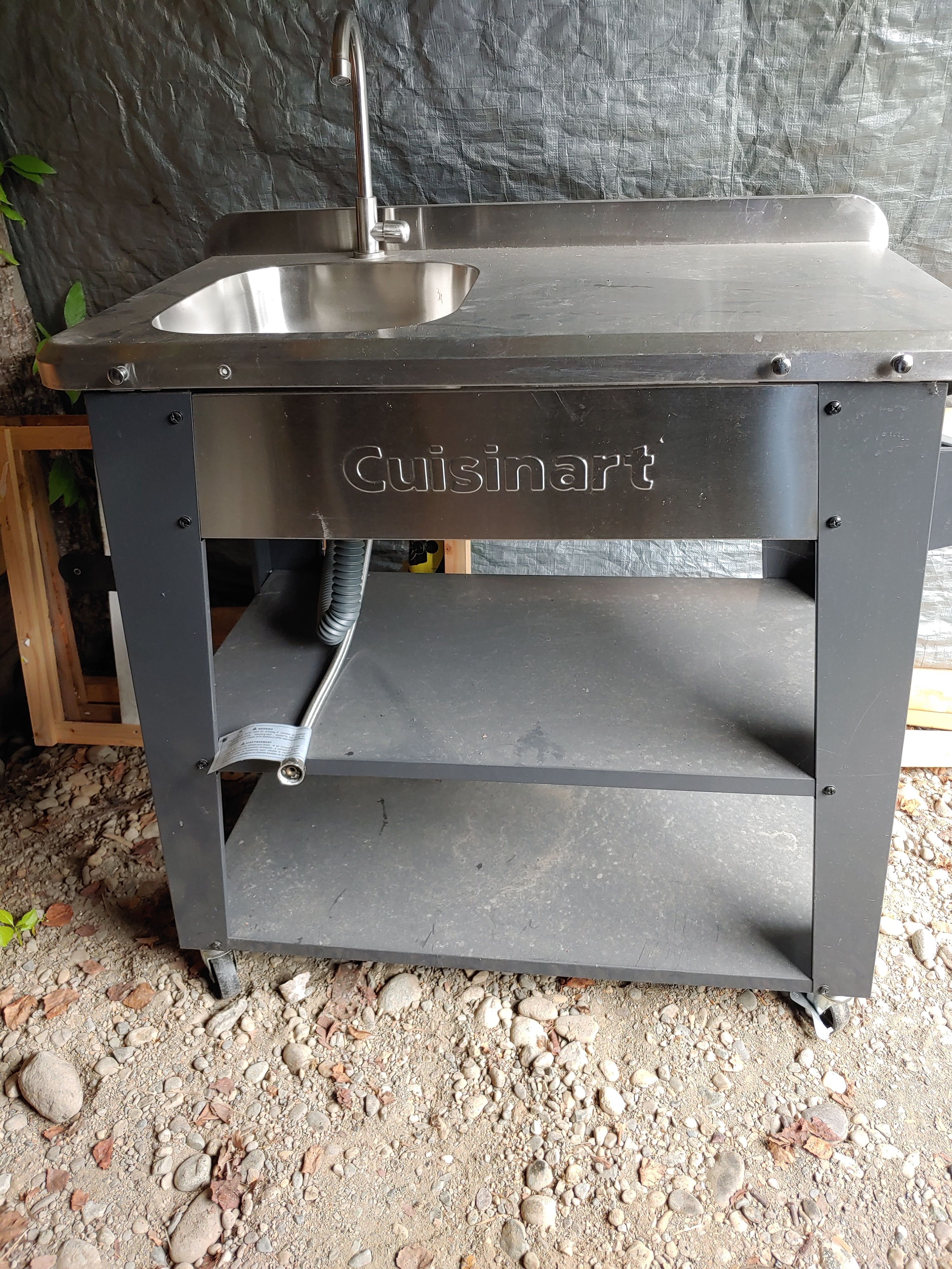 Cuisinart Portable Stainless Steel Sink, $50, Wasilla