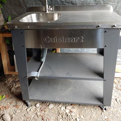 Cuisinart Portable Stainless Steel Sink, $50, Wasilla