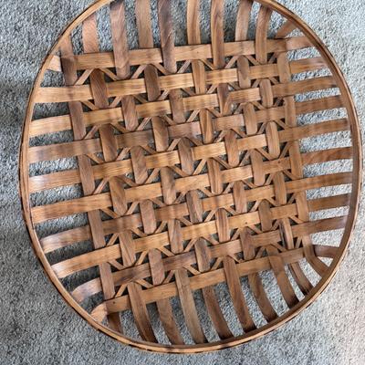 Large Decorative Tobacco Basket